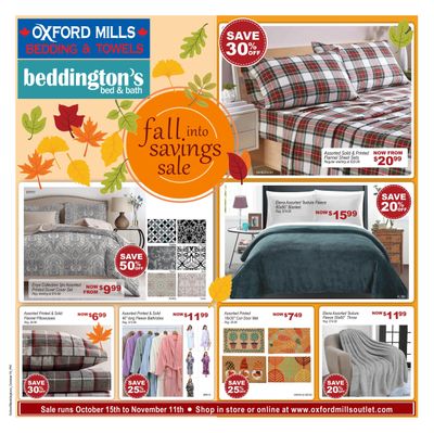 Beddington's Flyer October 15 to November 11