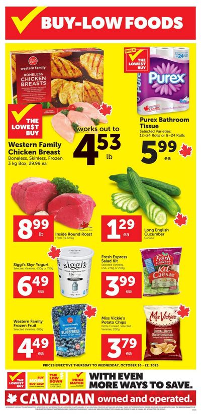 Buy-Low Foods Flyer October 16 to 22