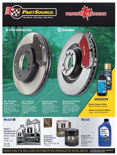PartSource Flyer October 16 to 22