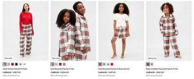 Gap Canada Friends & Family Event Sale: Save 40% off Everything + Extra 10% off Using Promo Code + 50% Off PJs