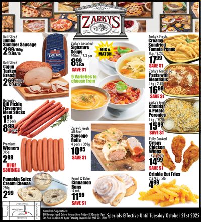 Zarky's Flyer October 15 to 21