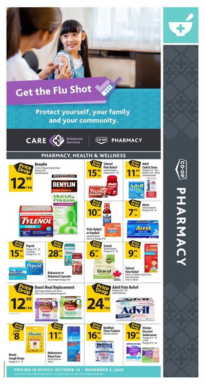 Co-op (West) Pharmacy Flyer October 16 to November 5