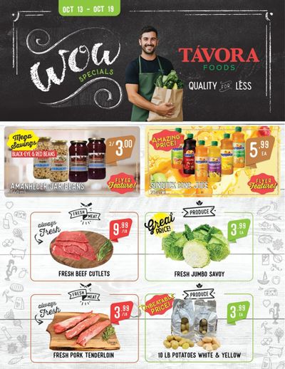 Tavora Foods Flyer October 13 to 19