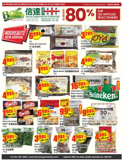 Btrust Supermarket (Montreal) Flyer October 16 to 22