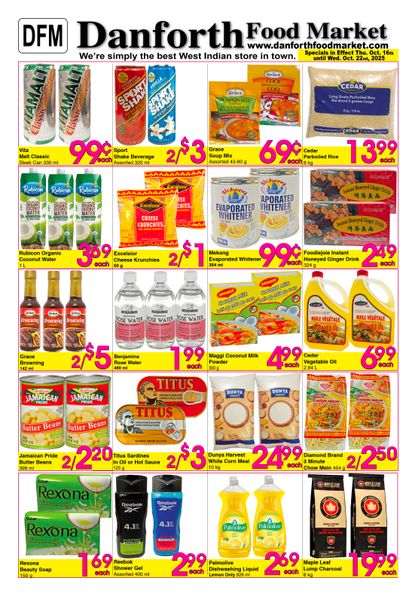Danforth Food Market Flyer October 16 to 22