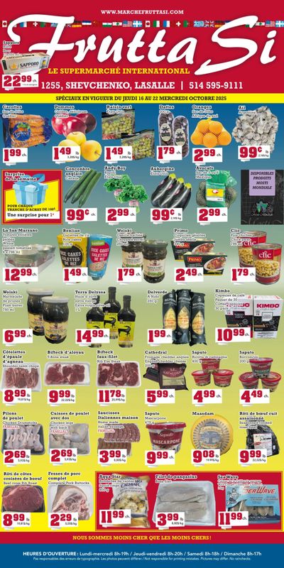 Frutta Si Flyer October 16 to 22