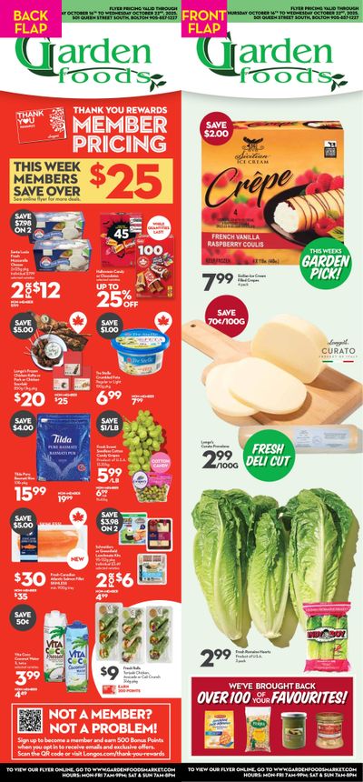Garden Foods Flyer October 16 to 22