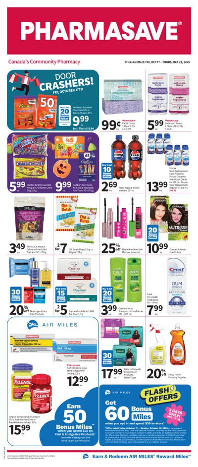 Pharmasave (ON & West) Flyer October 17 to 23