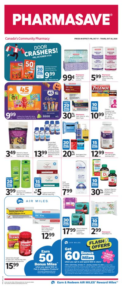 Pharmasave (ON & West) Flyer October 17 to 30