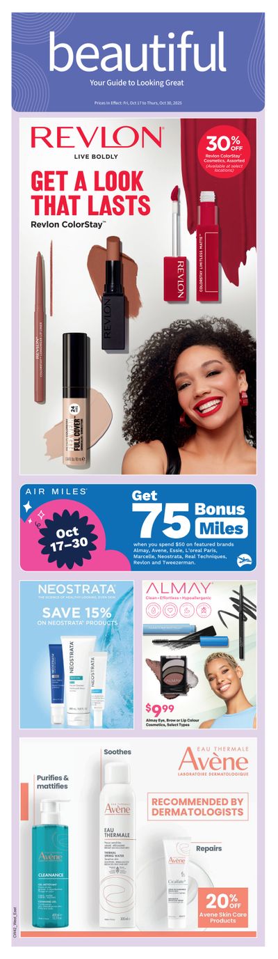 Pharmasave (ON & West) Beauty Flyer October 17 to 30