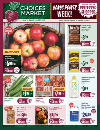 Choices Market Flyer October 16 to 22