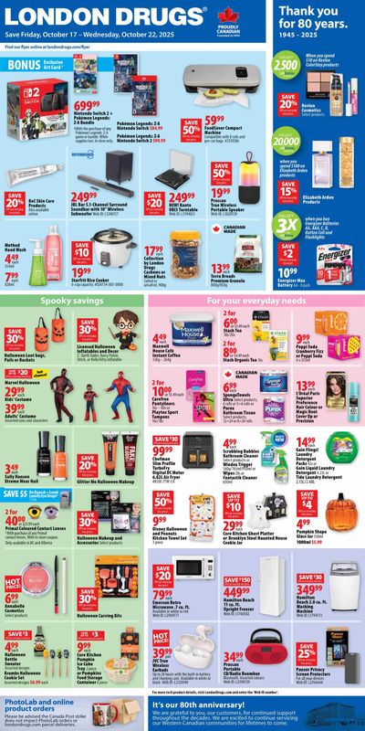 London Drugs Weekly Flyer October 17 to 22