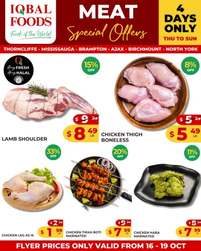 Iqbal Foods Flyer October 16 to 22