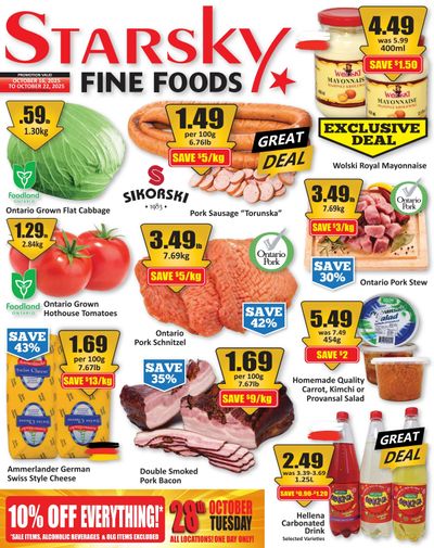 Starsky Foods Flyer October 16 to 22