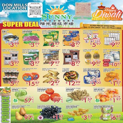 Sunny Foodmart (Don Mills) Flyer October 17 to 23