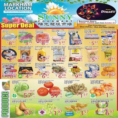 Sunny Foodmart (Markham) Flyer October 17 to 23