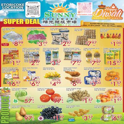 Sunny Foodmart (Etobicoke) Flyer October 17 to 23
