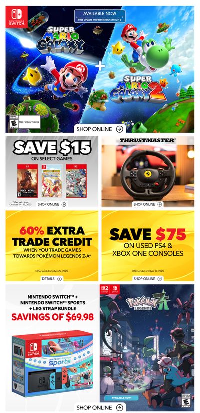EB Games Flyer October 16 to 22