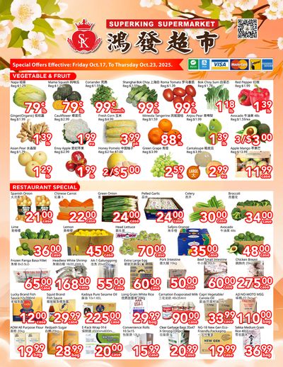 Superking Supermarket (North York) Flyer October 17 to 23