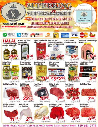 Superking Supermarket (London) Flyer October 17 to 23