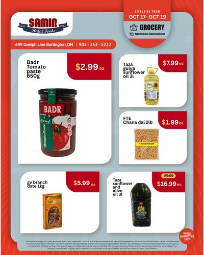 Samir Supermarket Flyer October 17 to 19