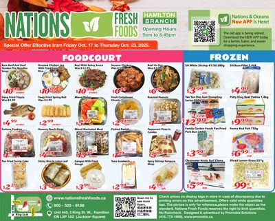 Nations Fresh Foods (Hamilton) Flyer October 17 to 23