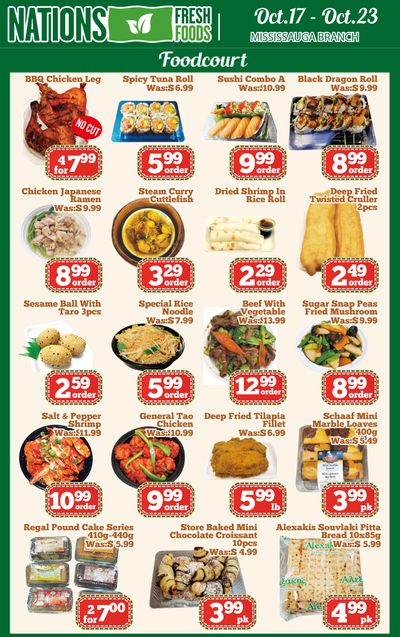 Nations Fresh Foods (Mississauga) Flyer October 17 to 23