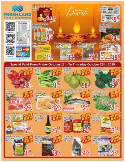FreshLand Supermarket Flyer October 17 to 23
