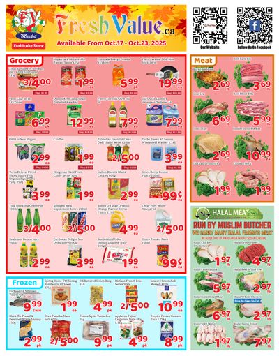 Fresh Value (Etobicoke) Flyer October 17 to 23