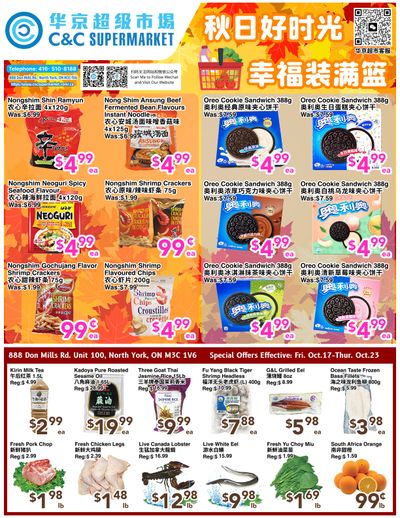 C&C Supermarket Flyer October 17 to 23