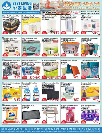 Best Living Flyer October 17 to 30