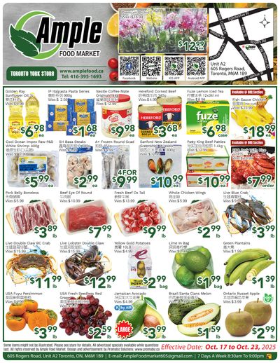 Ample Food Market (North York) Flyer October 17 to 23