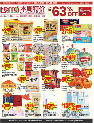 Terra Foodmart Flyer October 17 to 23
