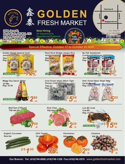 Golden Fresh Market Flyer October 17 to 23