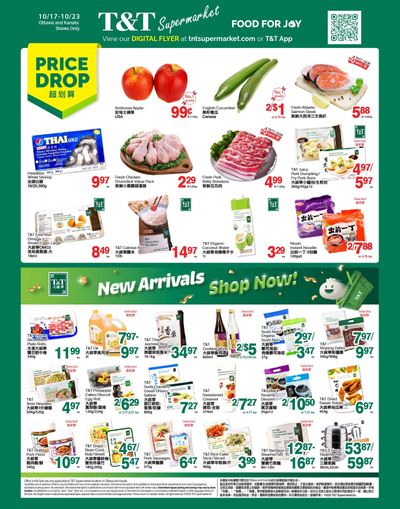 T&T Supermarket (Ottawa & Kanata) Flyer October 17 to 23