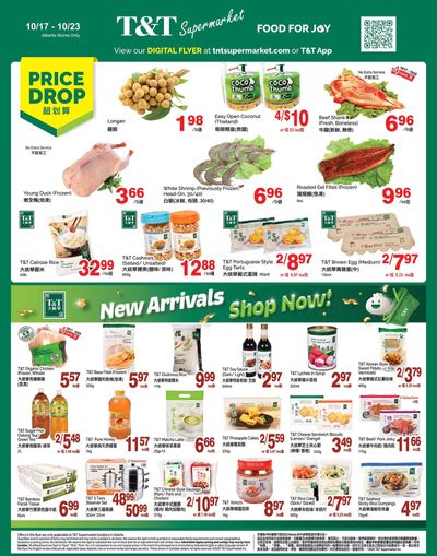 T&T Supermarket (AB) Flyer October 17 to 23