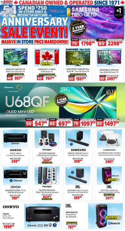 2001 Audio Video Flyer October 17 to 23