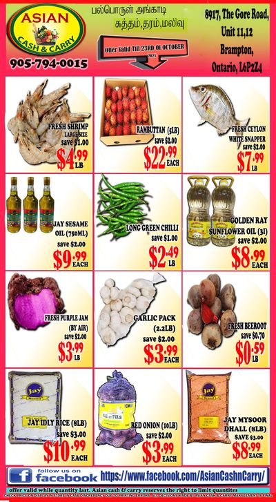 Asian Cash & Carry Flyer October 17 to 23