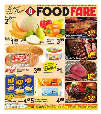 Food Fare Flyer October 18 to 24
