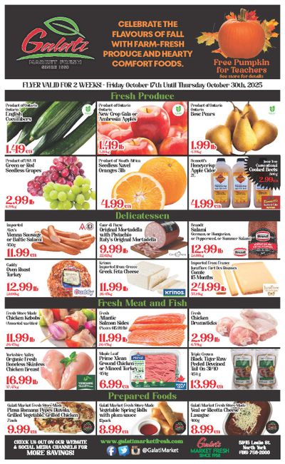 Galati Market Fresh Flyer October 17 to 30