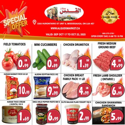 Al-Quds Supermarket Flyer October 17 to 23
