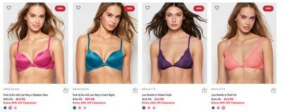 La Senza Canada Clearance Sale: Save up to 70% Off Bras, Bodysuits, Panties, Pajamas, Robes, Sleepwear & Leggings + Extra 20% Off + More Deals