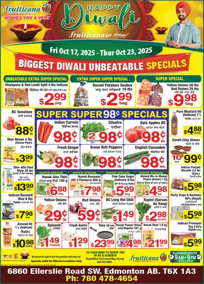 Fruiticana (Edmonton) Flyer October 17 to 23