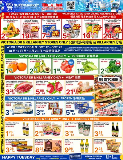 88 Supermarket Flyer October 17 to 23