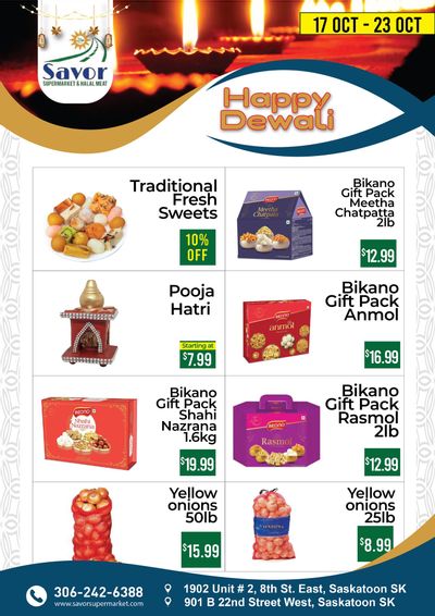 Savor Supermarket Flyer October 17 to 23
