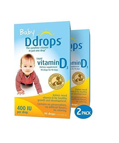 Ddrops Baby Liquid Vitamin D3 Bundle on Sale for $28.49 at well.Ca Canada