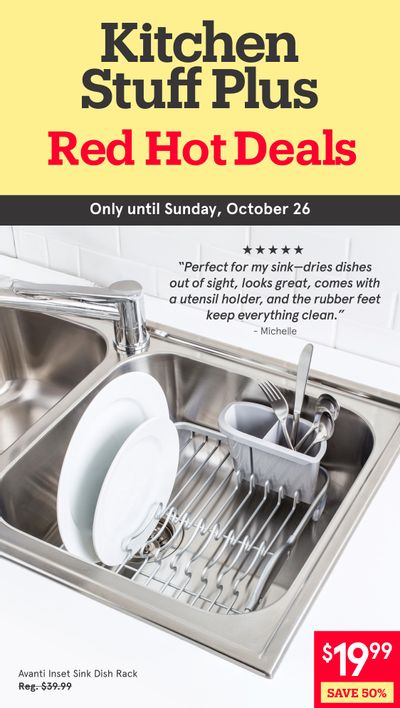 Kitchen Stuff Plus Red Hot Deals Flyer October 20 to 26