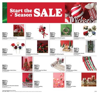 Michael's Flyer October 20 to 23