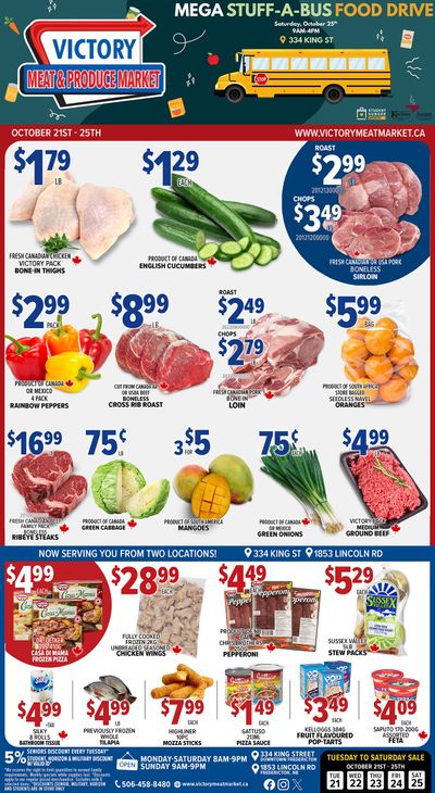 Victory Meat Market Flyer October 21 to 25