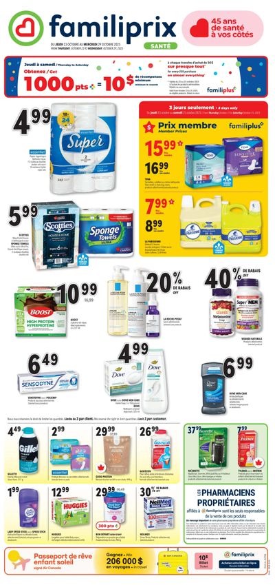 Familiprix Sante Flyer October 23 to 29